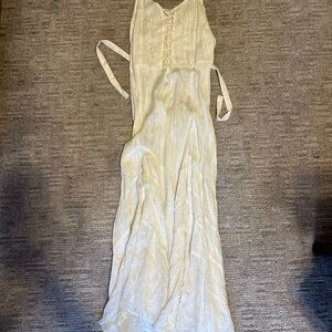 Vintage America Cream Maxi Dress